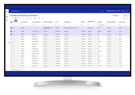 Zarządzanie danymi z Comarch Data Editor