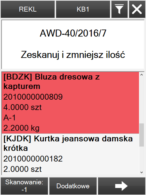 wms program - Elastyczność aplikacji