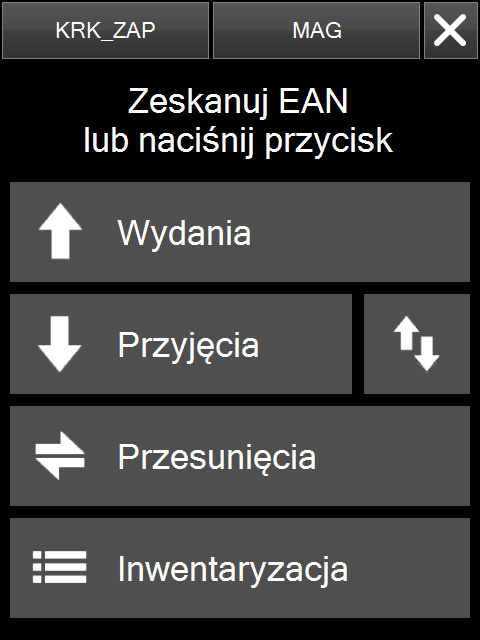 program wms - przyjęcie i wydanie towarów
